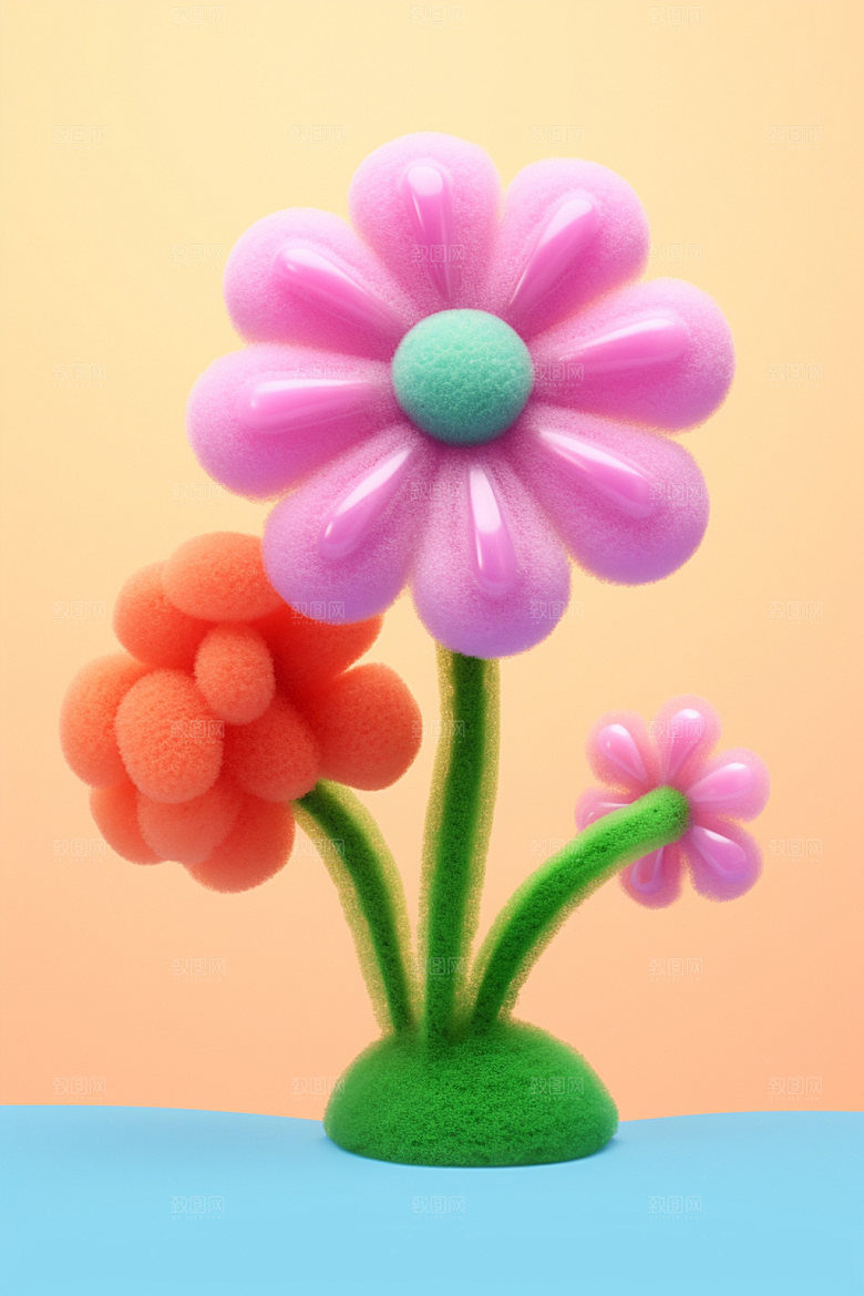 感恩节模型素材母亲节矢量元素