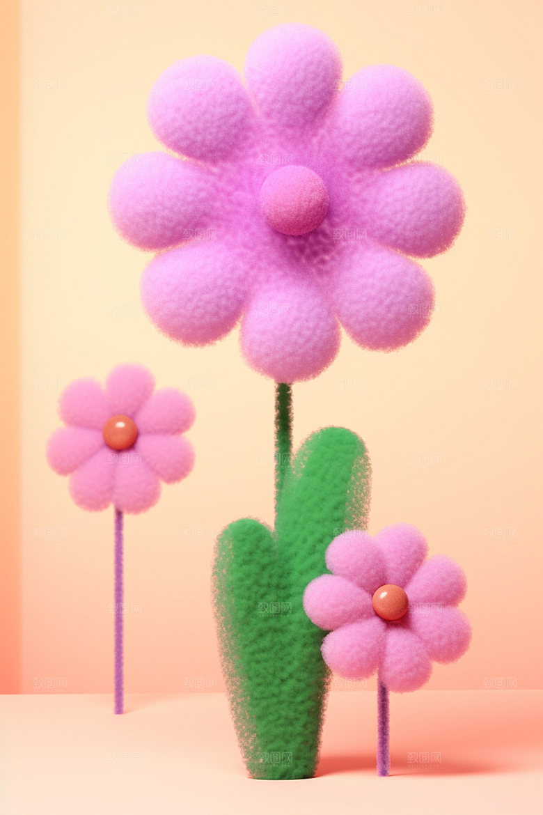 感恩节模型素材花卉花束矢量元素