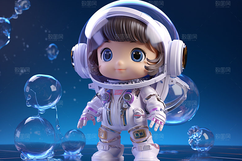 卡通人偶手办3D模型