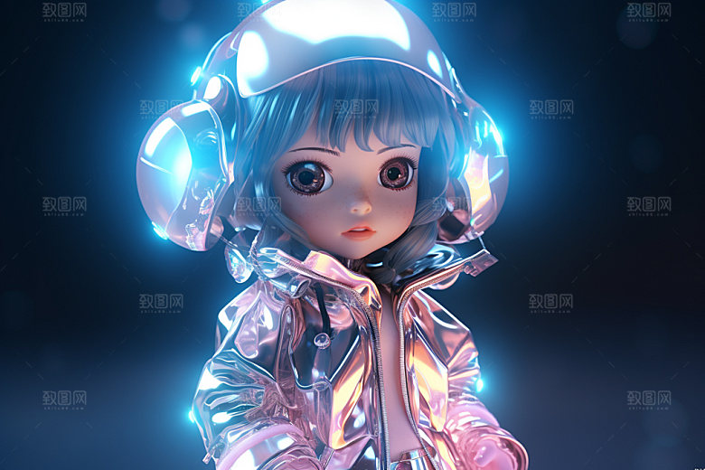 卡通人偶卡通3D模型