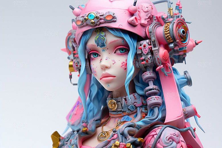 卡通人偶立体3D模型