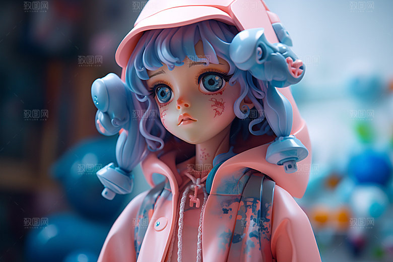 卡通人偶手办3D模型