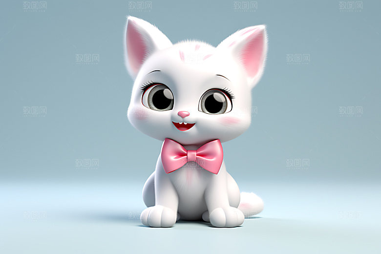 猫咪可爱3D形象