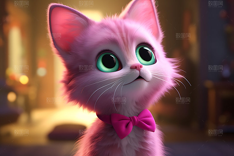 猫咪3D可爱形象