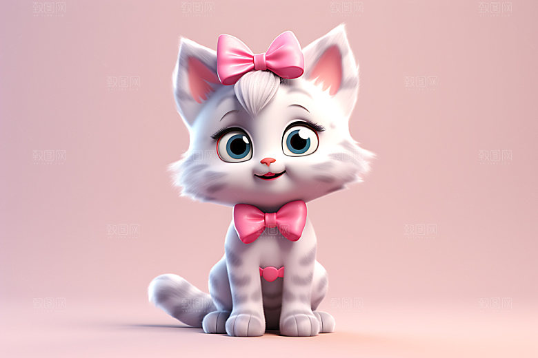 猫咪3D高清形象