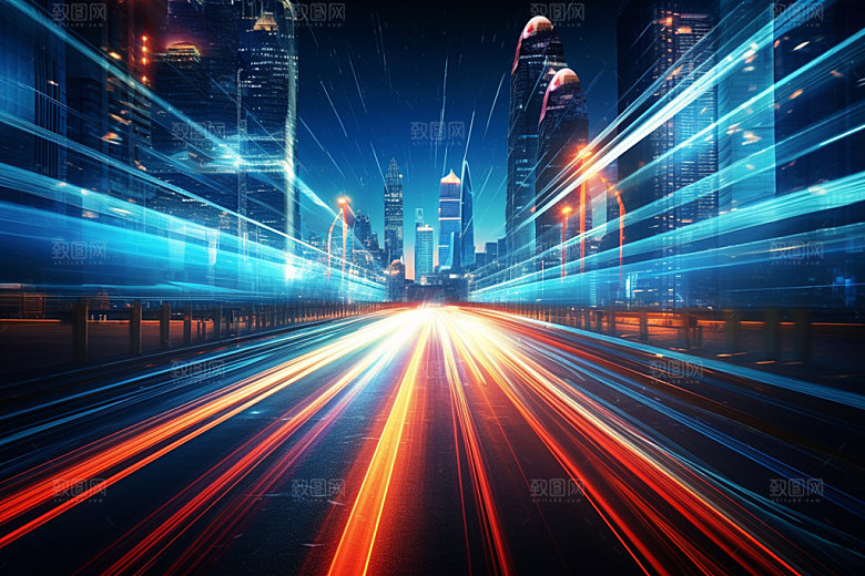 科技都市科创信息技术素材