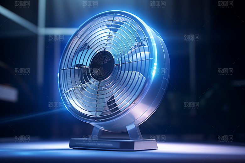 科技感家电促销质感模型