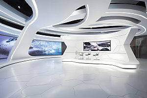 科技展厅高清大气效果图