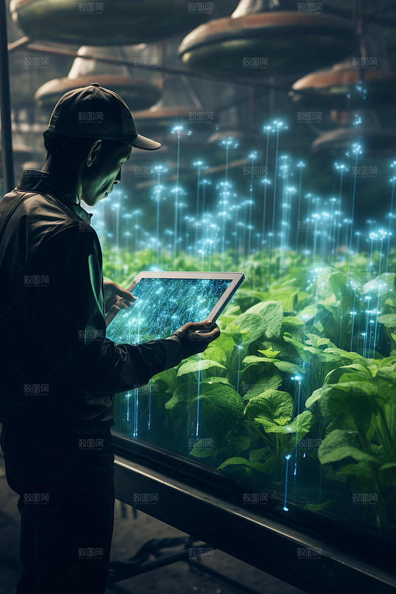 农业科技种植农产品摄影图