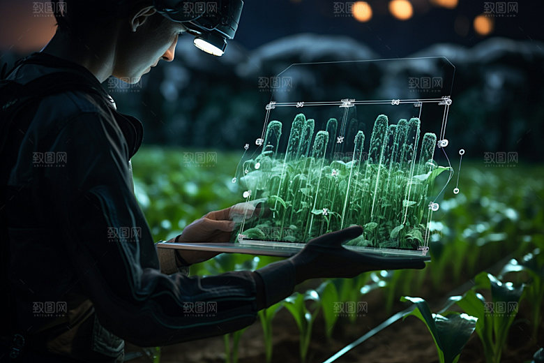 农业科技助农高清摄影图