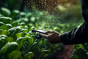 农业科技科学助农摄影图