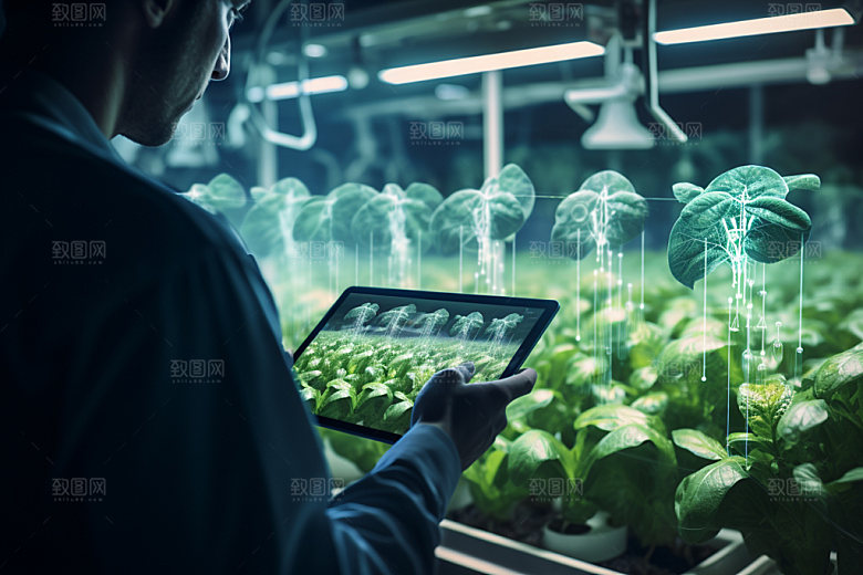 农业科技科学科研摄影图
