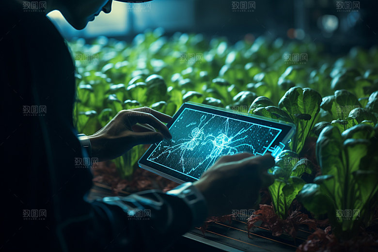 农业科技种植农产品摄影图