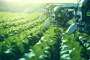 农业科技助农农产品摄影图