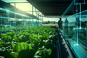 农业科技农产品科学摄影图