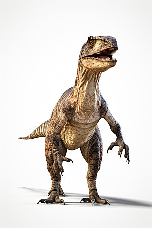 恐龙古生物模型插画