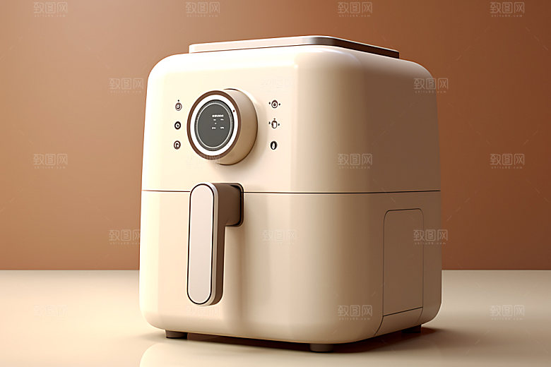 空气炸锅家用电器厨房电器效果图
