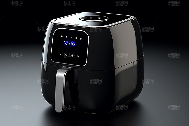 空气炸锅产品厨房电器效果图