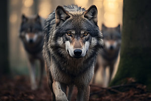野狼狼性文化奋斗摄影图