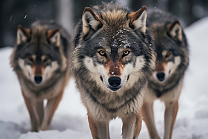 野狼狼性文化企业文化摄影图