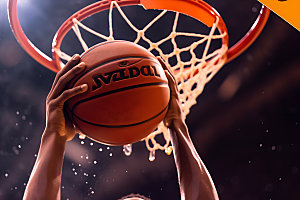 篮球健身特写摄影图