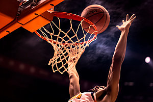 篮球健身体育运动摄影图