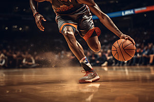 篮球健身特写摄影图