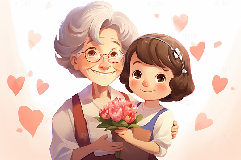 老人重阳节温馨素材