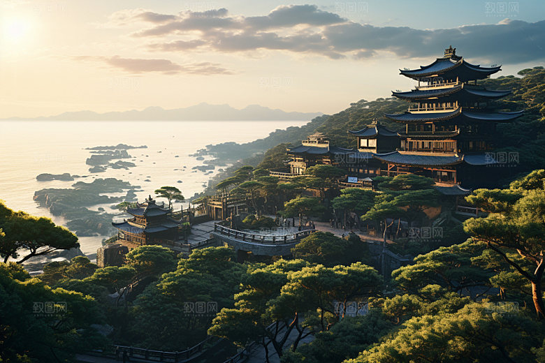镰仓出境游旅游摄影图