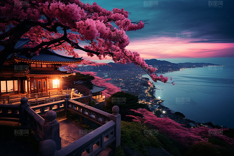 镰仓旅游日本摄影图