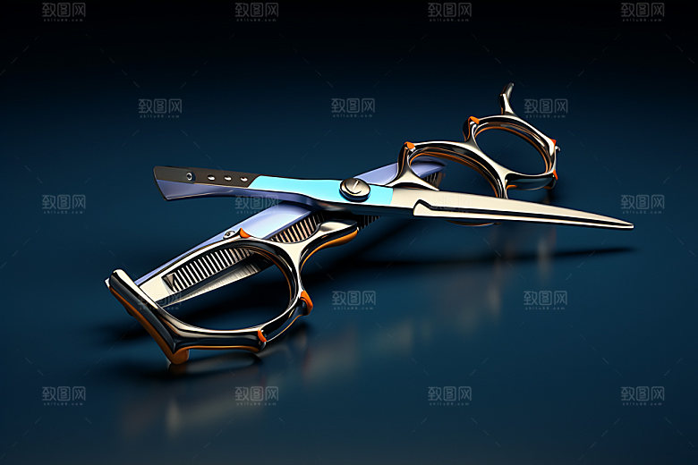 理发工具质感高清模型