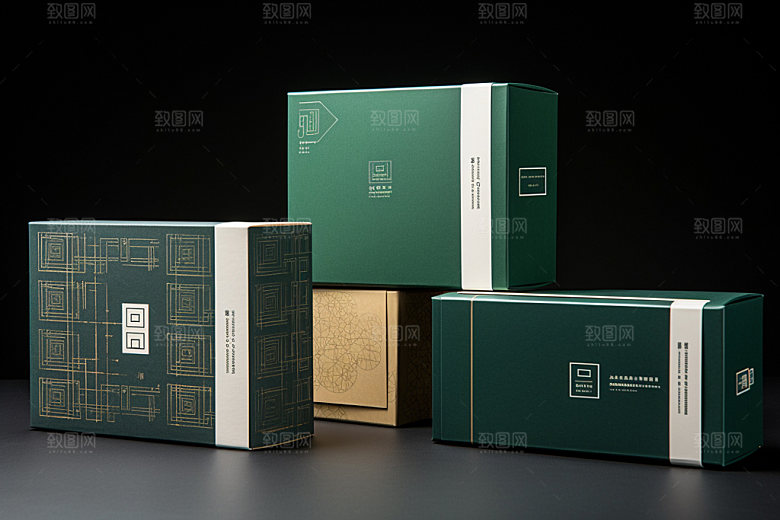 礼盒3D设计样机
