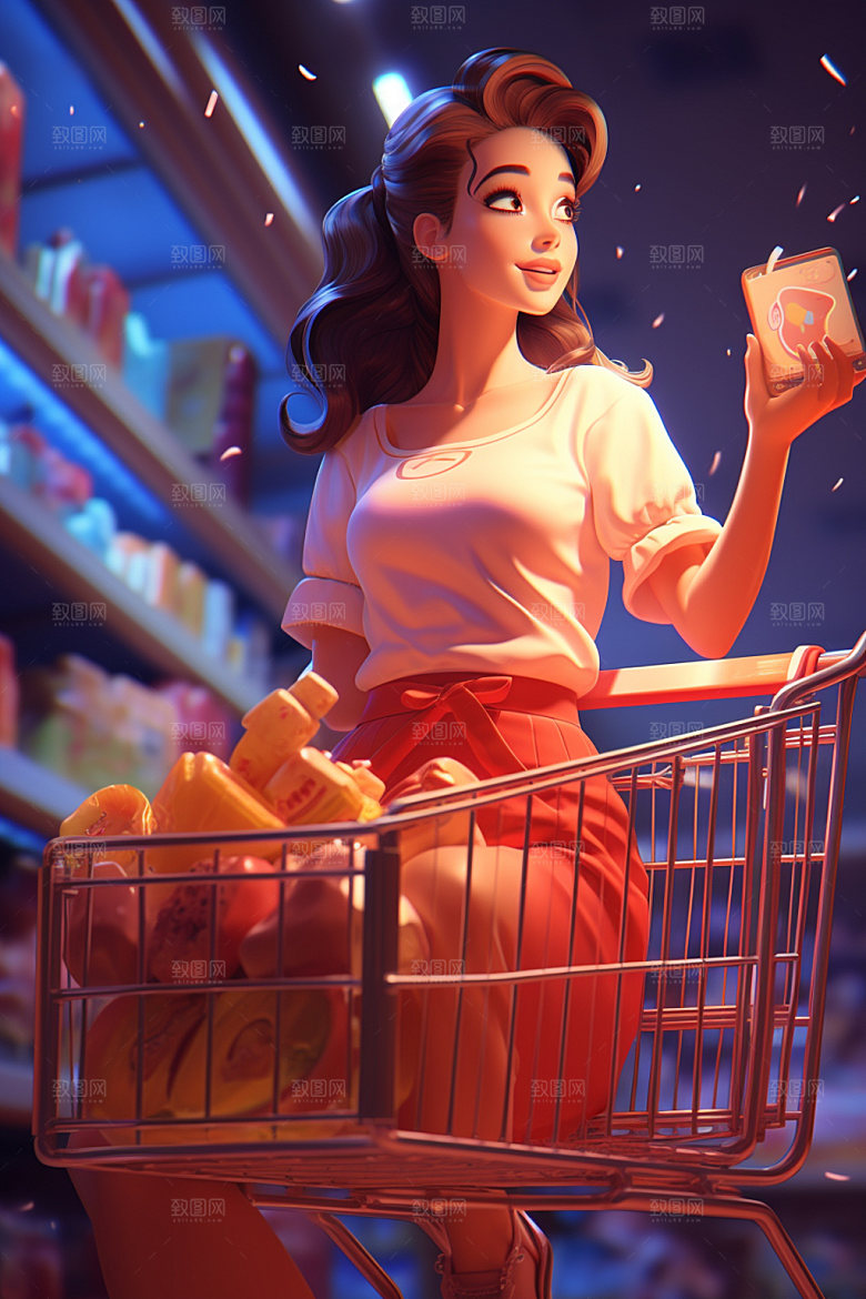 零食购物车活动促销模型