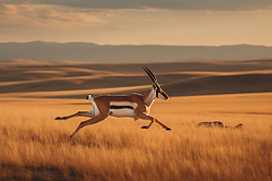 羚羊哺乳动物高清摄影图
