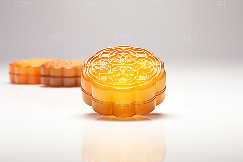 冰皮月饼中秋甜点效果图
