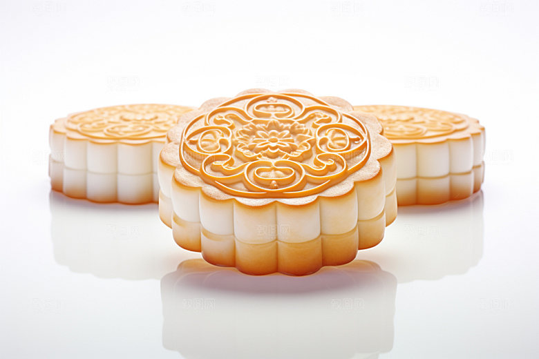 冰皮月饼传统点心中秋效果图