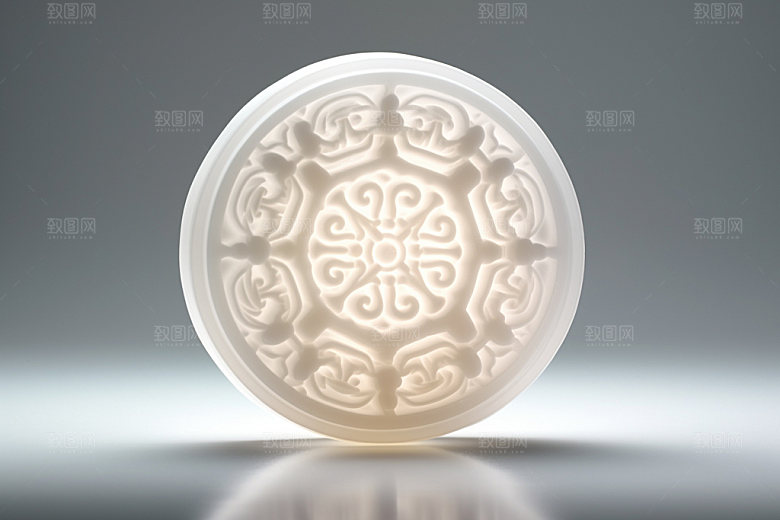 冰皮月饼彩色月饼传统点心效果图