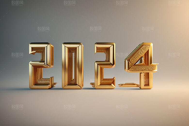2024年立体时尚艺术字