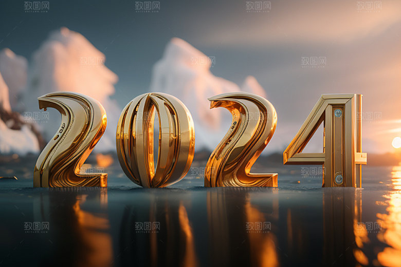2024年时尚科技感艺术字
