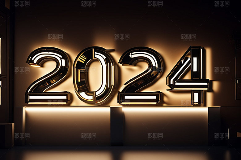 2024年新年元旦艺术字