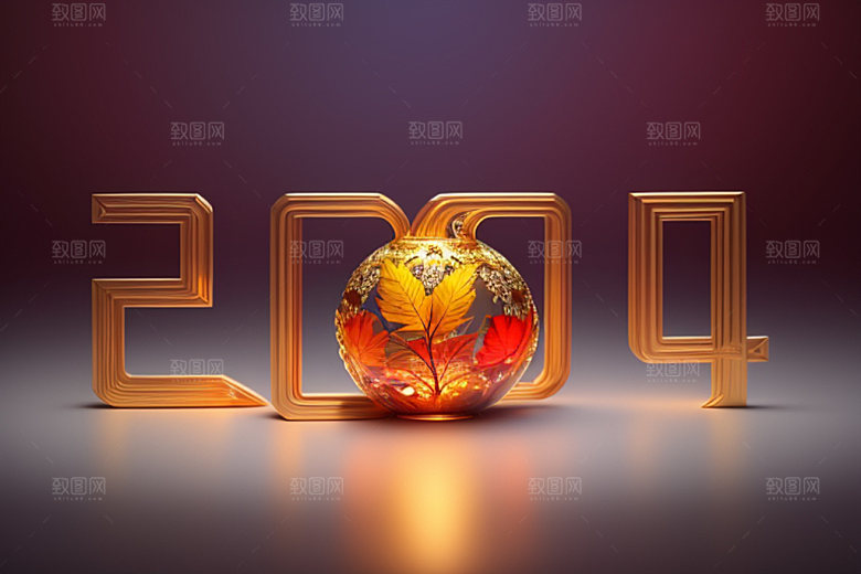 2024年3D立体艺术字
