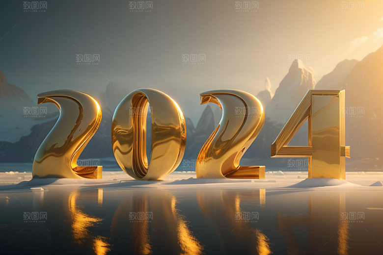 2024年立体科技感艺术字