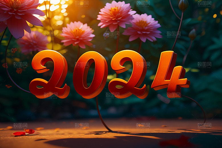 2024年龙年创意艺术字