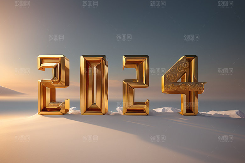 2024年创意龙年艺术字