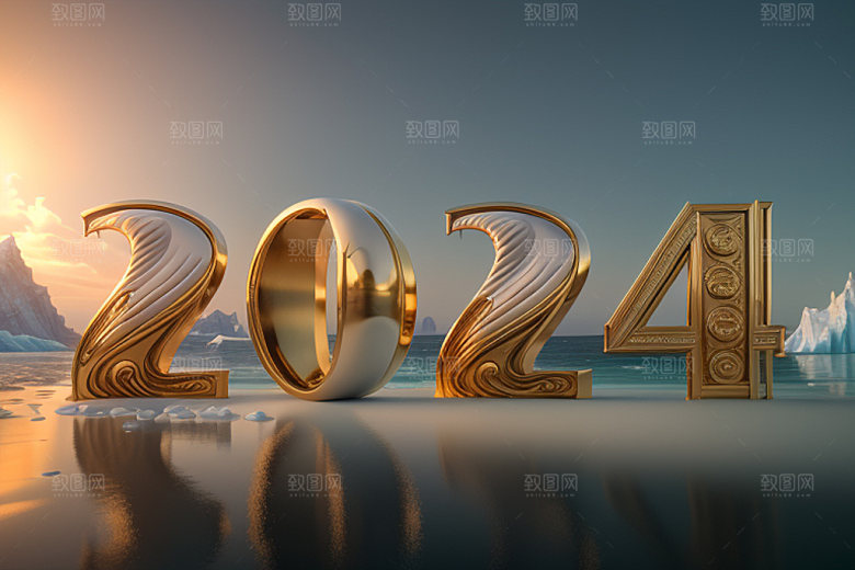 2024年龙年年会艺术字