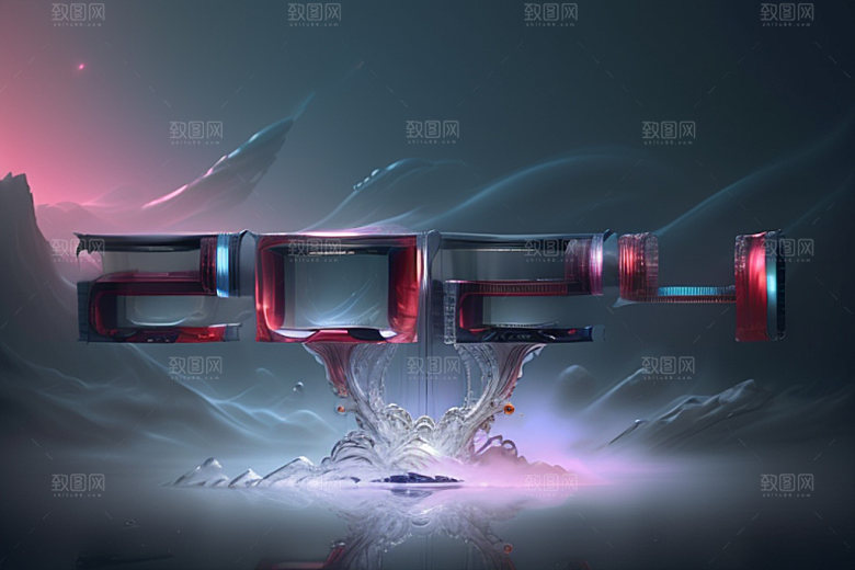 2024年新年龙年艺术字