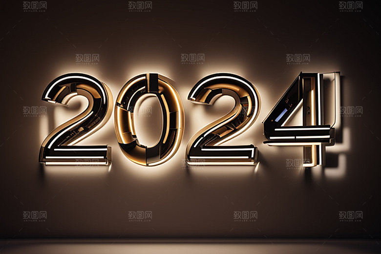 2024年3D立体艺术字