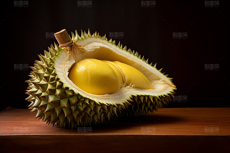 榴莲食品甜蜜摄影图