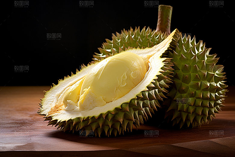 榴莲食品甜蜜摄影图