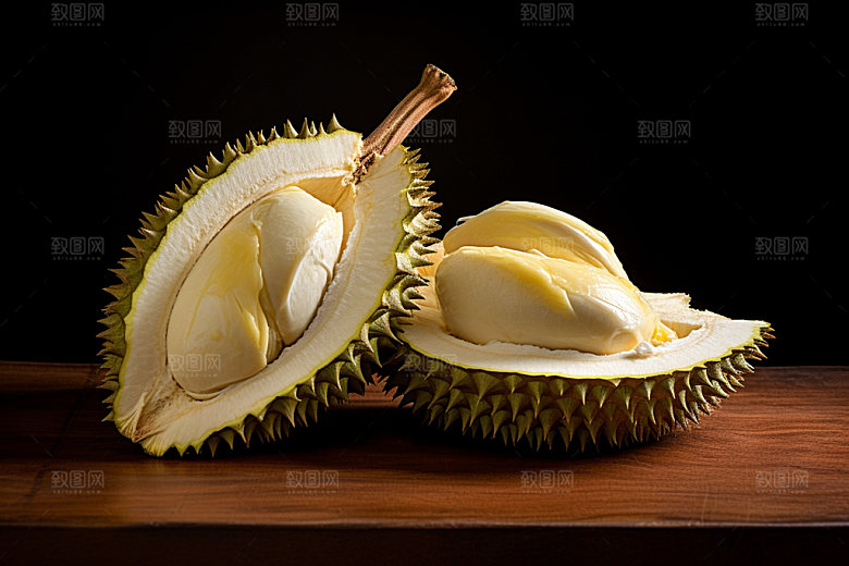 榴莲美味甜蜜摄影图
